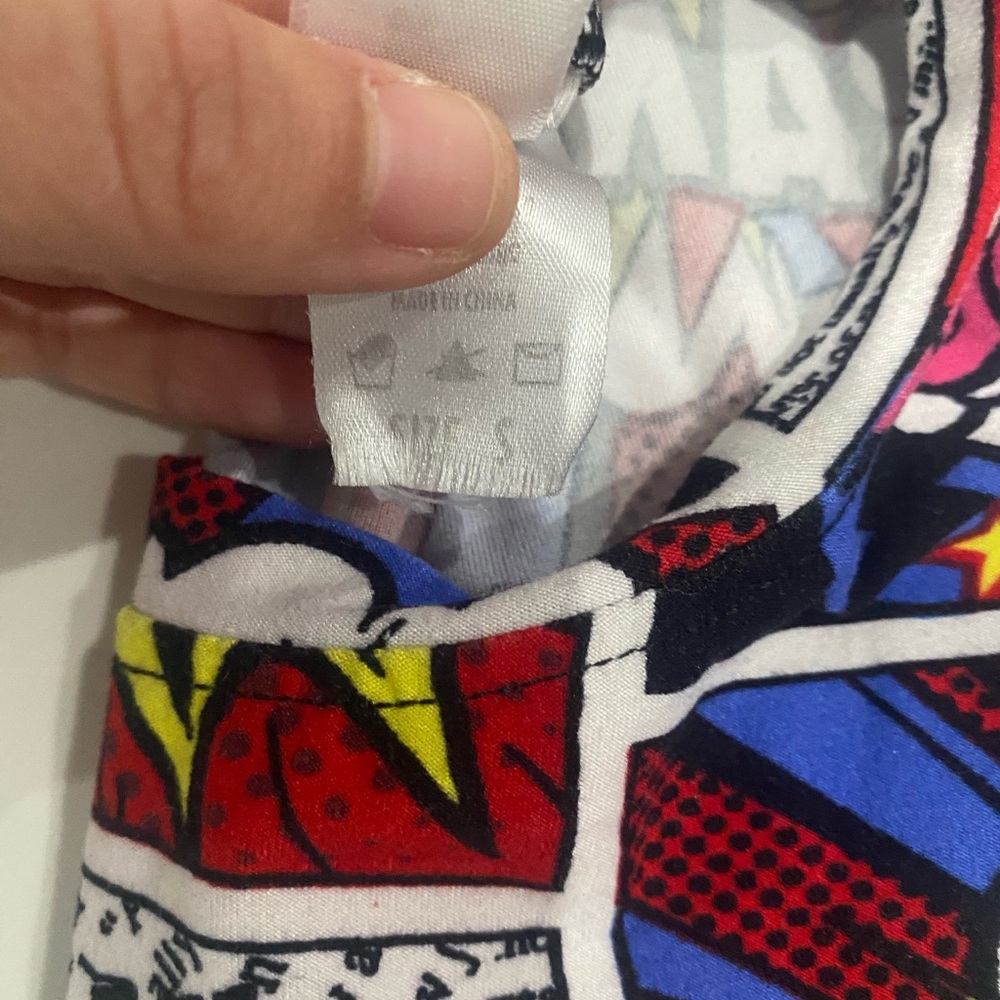Comic Book Print Matching Shorts Set - Picture 5 of 6